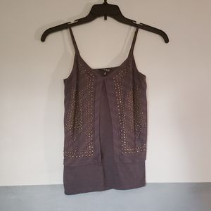 Lucky brand studded camisole top. XS